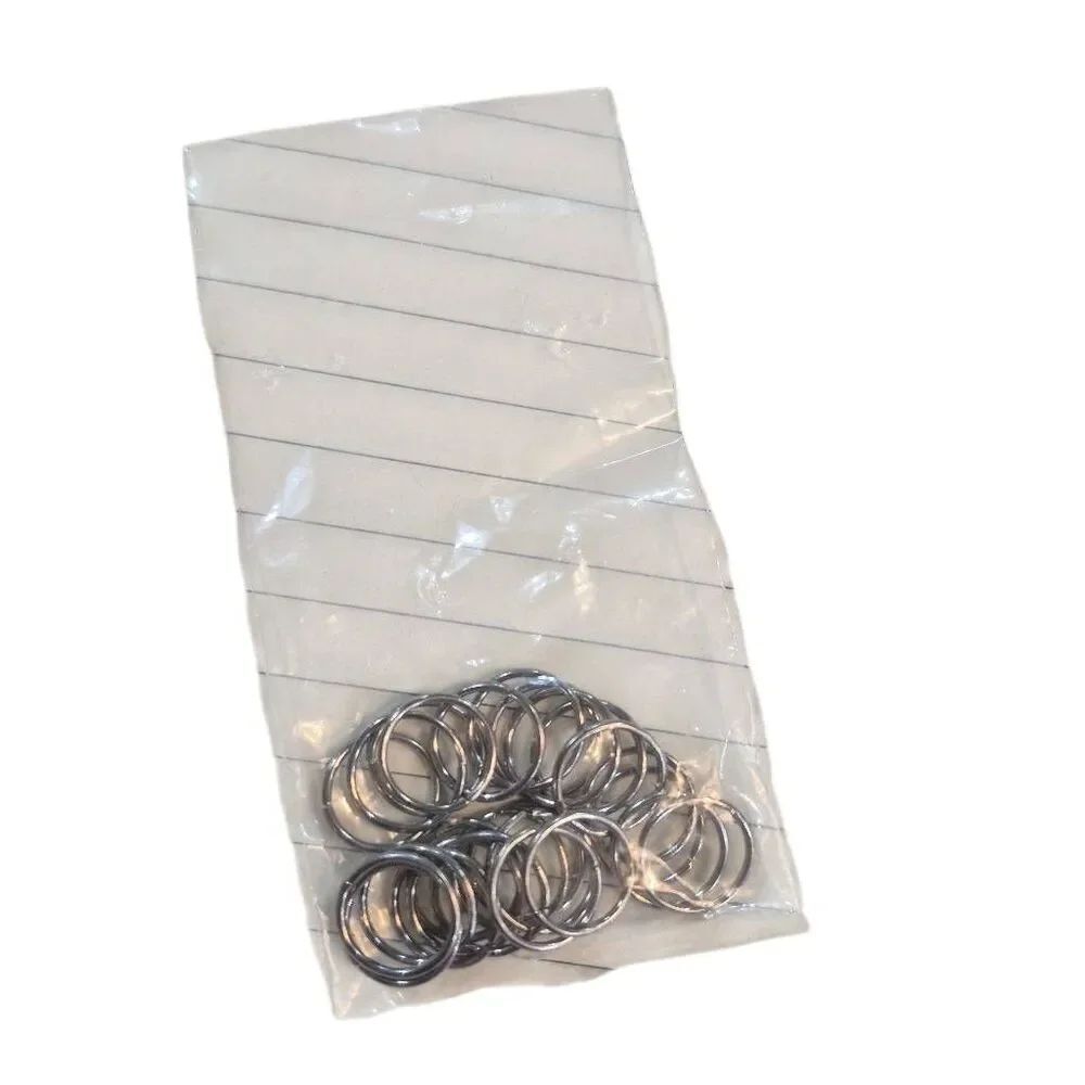 Dritz Plastic Drapery Rings Set & Loose Metallic Craft Rings Bundle - Picture 2 of 5